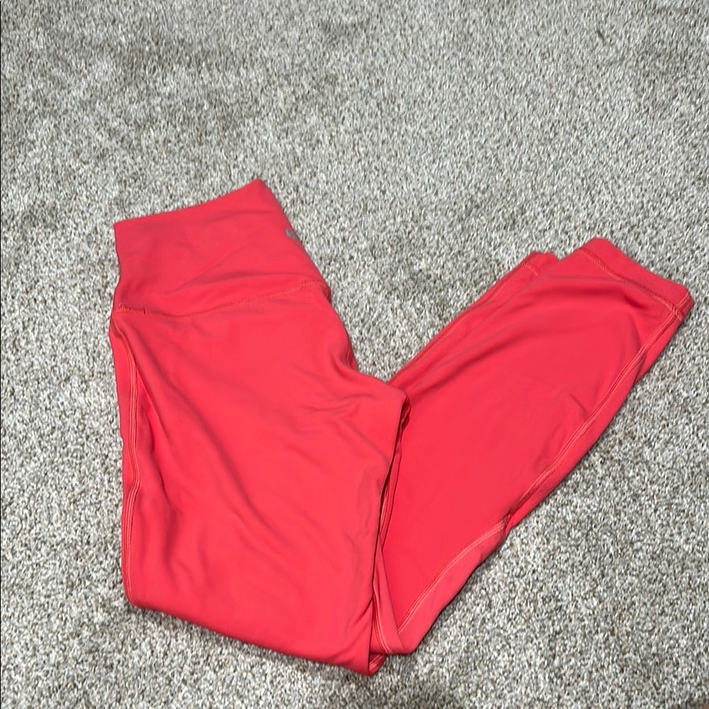 LULULEMON pale raspberry leggings
